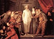 Italian Comedians21 WATTEAU, Antoine